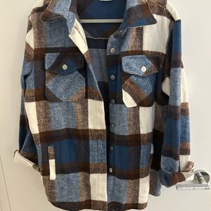 Mirabeau Blue Plaid Jacket